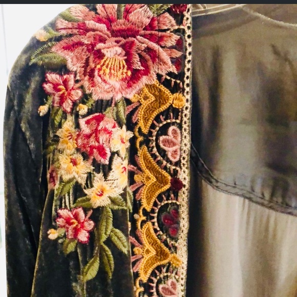 johnny was joanna velvet wrap dress